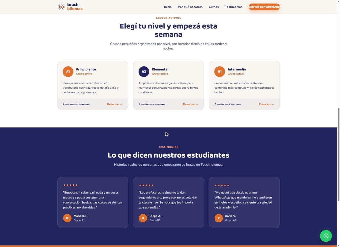 Touch Idiomas