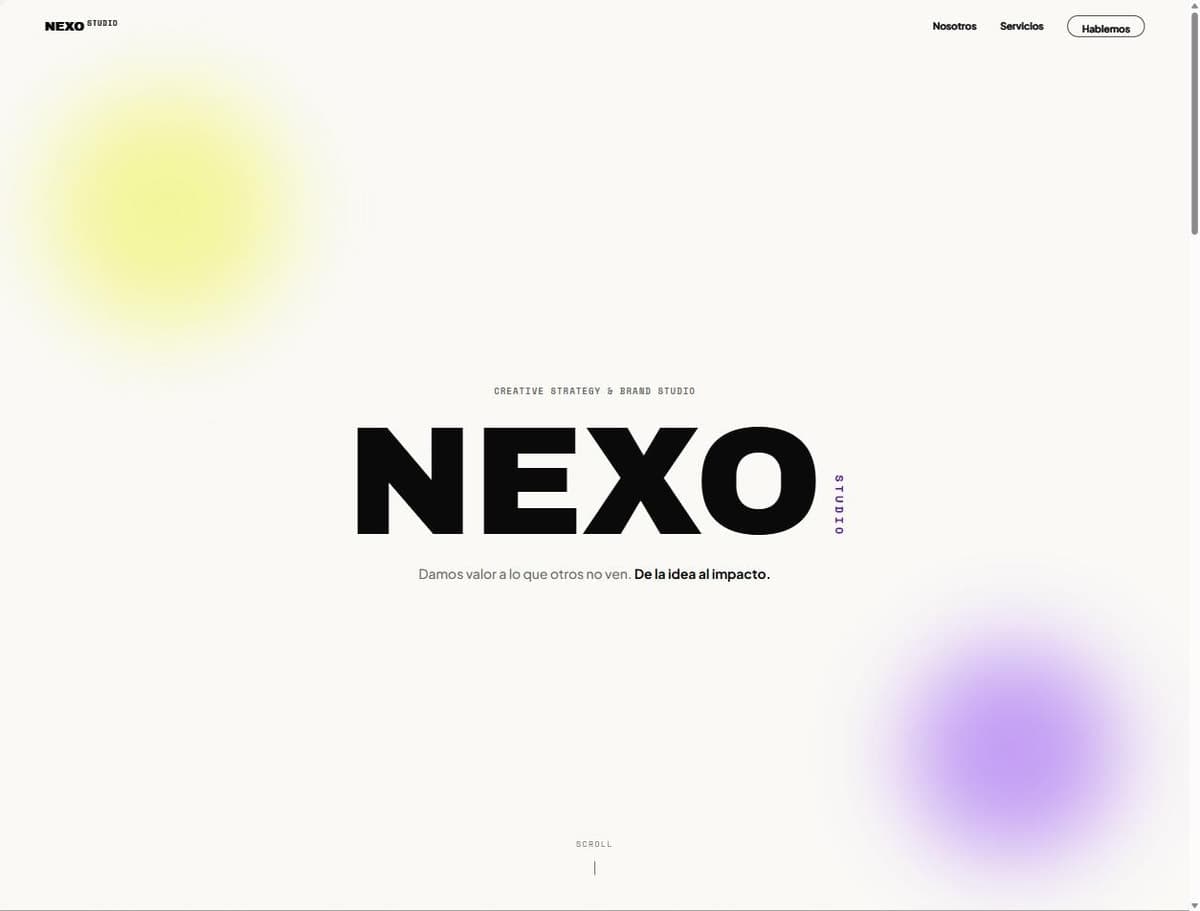 Mockup — sitio web